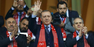 Cumhurbaşkanı Erdoğan'dan destek