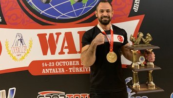 Serhat Evren Arslan 5. kez dünya şampiyonu oldu!