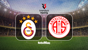 Galatasaray-Antalyaspor maçı detayları!