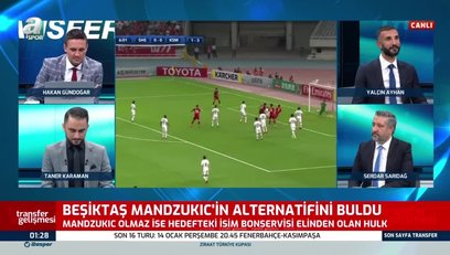 >Beşiktaş'ta Mandzukic'in alternatifi Hulk!