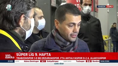 Trabzonspor Erzurumspor maçının ardından Hüseyin Üneş açıklamalarda bulundu