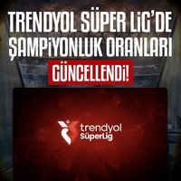 Süper Lig'de şampiyonluk oranları güncellendi!