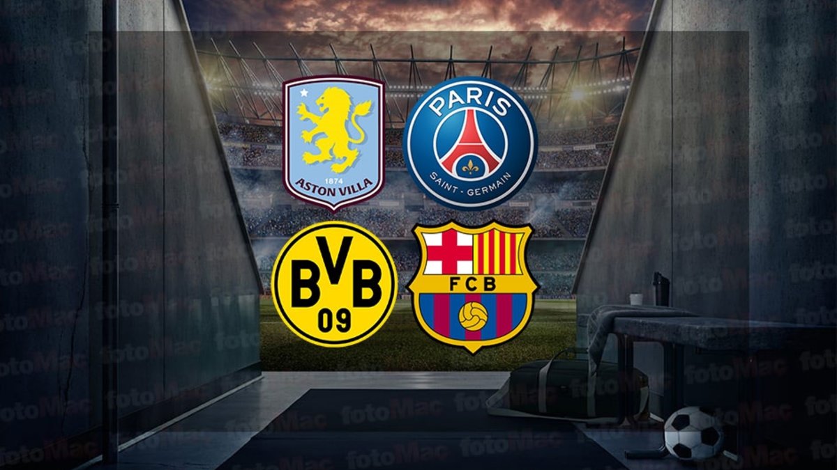(Aston Villa - PSG) (Borussia Dortmund - Barcelona) maçları CANLI İZLE UEFA Şampiyonlar Ligi (Aston Villa - PSG) (Borussia Dortmund - Barcelona) maçları CANLI İZLE UEFA Şampiyonlar Ligi