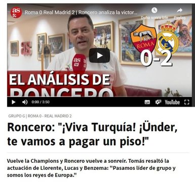 İspanyol gazeteci: Cengiz Ünder’e...