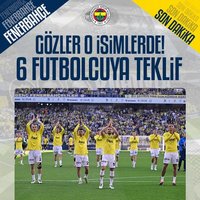 Fenerbahçeli futbolculara teklif yağıyor! 6 futbolcu...