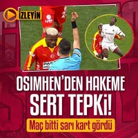 Osimhen'den hakeme sert tepki!
