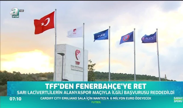 TFF'den Fenerbahçe'ye ret