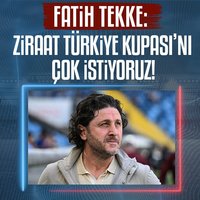 Tekke: Kupayı çok istiyoruz!