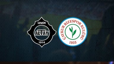 Altay - Çaykur Rizespor maçı CANLI