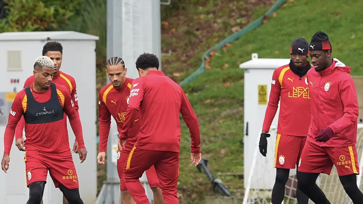 Galatasaray, Gençlerbirliği deplasmanı öncesi son idmanı yaptı