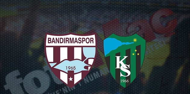 Bandırmaspor - Kocaelispor maçı ne zaman, saat kaçta ve hangi kanalda canlı yayınlanacak? | TFF 1...