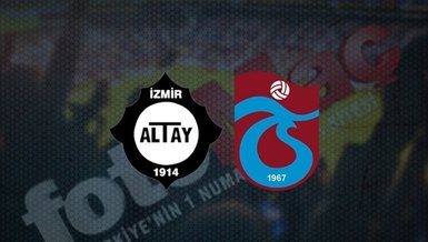 Altay Trabzonspor CANLI İZLE | TS maçı canlı