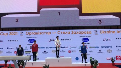 Son dakika spor haberi: Milli cimnastikçi Mert Efe Kılıçer Ukrayna'da altın madalya kazandı