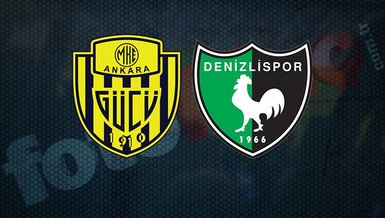 Ankaragücü - Denizlispor maçı ne zaman saat kaçta hangi kanalda canlı yayınlanacak? Ankaragücü Denizlispor CANLI İZLE