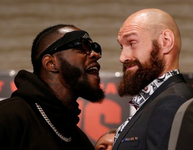 Fury ve Wilder arasında gergin anlar!