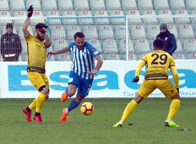 BB Erzurumspor - Yeni Malatyaspor maçından kareler