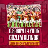 G.Saraylı 4 yıldız gözlem altında! Özel olarak görevlendirildiler