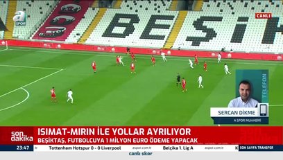 >Beşiktaş Isimat-Mirin ile yollarını ayırıyor! İşte detaylar...