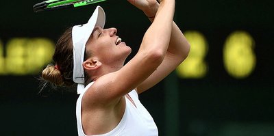 Wimbledon'da ilk finalist Halep