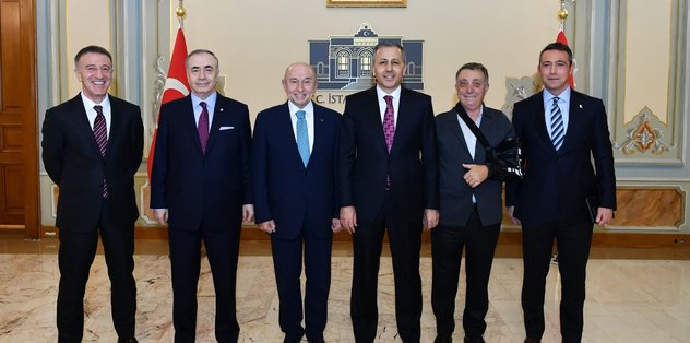 4 büyük kulübün başkanı İstanbul Valiliği’nde bir araya geldi