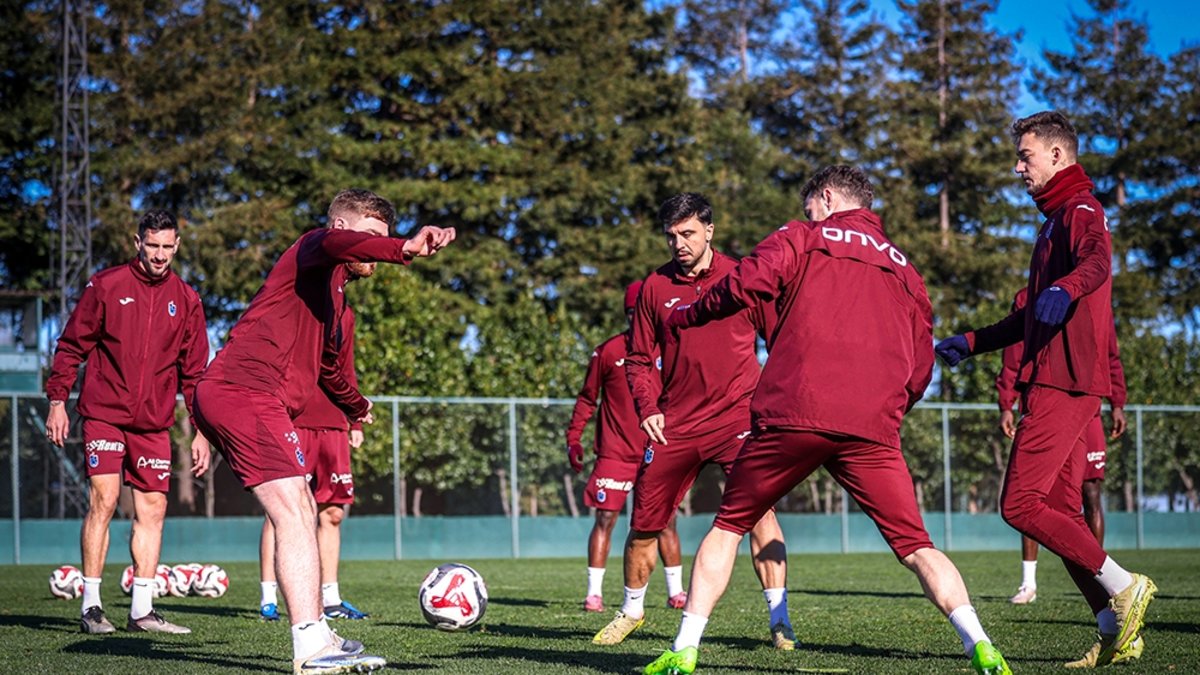 Trabzonspor, Gaziantep FK maçının hazırlıklarını sürdürdü