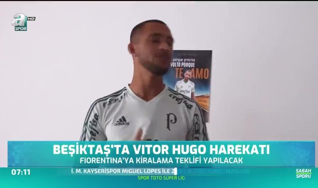 Beşiktaş'ta Vitor Hugo harekatı