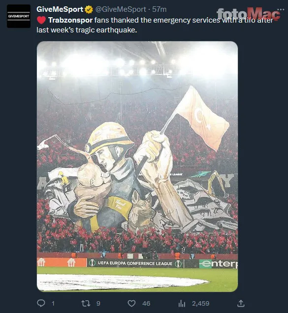 Trabzonspor'un koreografisi tüm dünyada ses getirdi: Muazzam