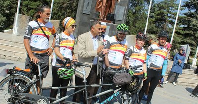 Festa 2200 Festivali’nin bisikletçileri Sultan Sazlığı’nda pedal çevirdi