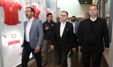 Bakan Mehmet Kasapoğlu'ndan TFF Başkanı Hüsnü Güreli'ye ziyaret