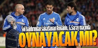 Ronaldo, G.Saray maçında oynayacak mı?
