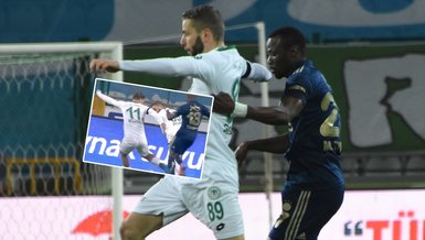 Son dakika spor haberleri | Konyaspor Fenerbahçe karşısında penaltı bekledi! İşte o an