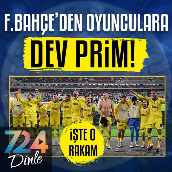 Fenerbahçe’den oyunculara dev prim!