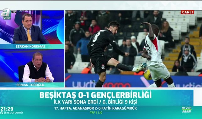 Erman Toroğlu: Beşiktaş seyircisi Abdullah Avcı ve yönetimden ümitsiz