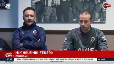 Vitor Pereira Helsinki - Fenerbahçe maçı öncesi konuştu!