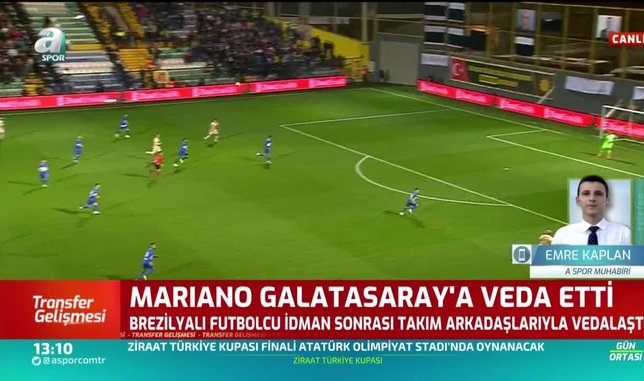Mariano'da Galatasaray'a veda!