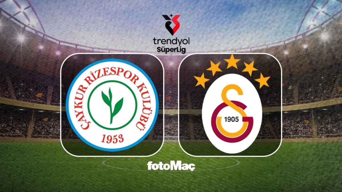 Çaykur Rizespor-Galatasaray maçı ne zaman, saat kaçta, hangi kanalda? 11’ler belli oldu mu?
