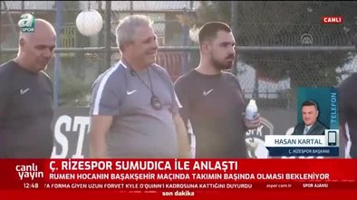 Çaykur Rizespor Başkanı Hasan Kartal'dan Sumudica açıklaması