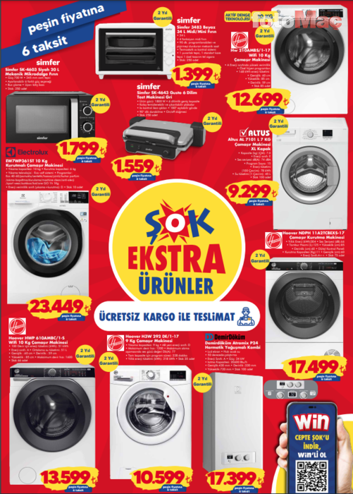 ŞOK AKTÜEL ÜRÜNLER KATALOĞU | 6 - 9 Ocak ŞOK indirimli ürünler listesi
