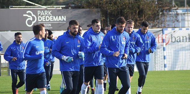 Trabzonspor hazırlıklarını sürdürdü