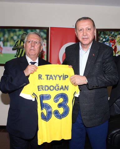 Cumhurbaşkanı Erdoğan Fenerbahçe maçında
