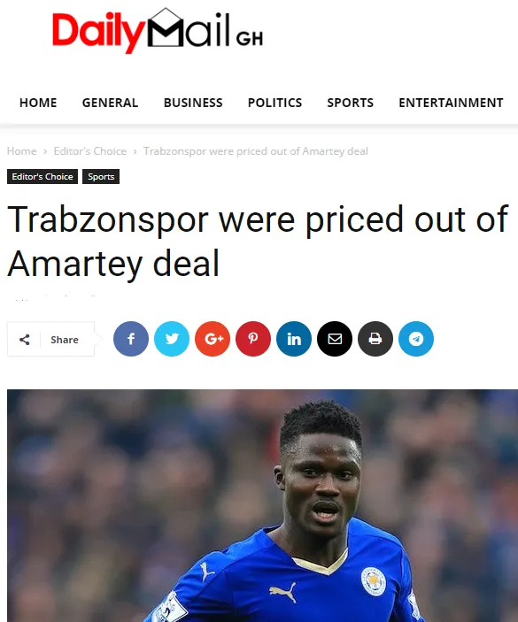 Trabzonspor'dan Daniel Amartey bombası! Daniel Amartey kimdir? - 1