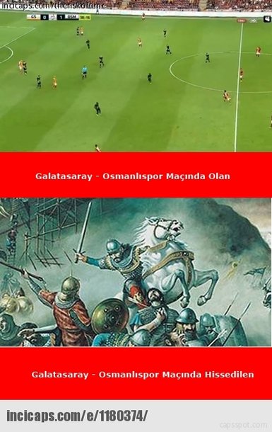 Galatasaray - Osmanlıspor caps’leri