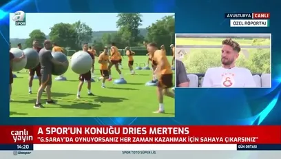 >Mertens A Spor'a konuştu! 
