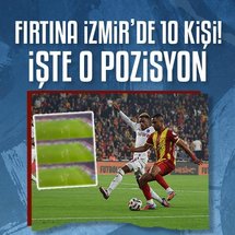 Trabzonspor Göztepe maçında 10 kişi kaldı