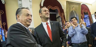 Ali Fatinoğlu ve Ozan Korkut, Mustafa Cengiz'i tebrik etti