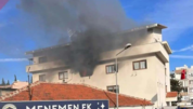 Menemen FK’nın kulüp binasında yangın!