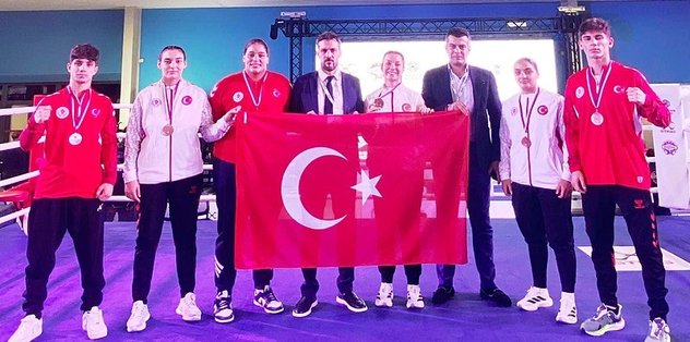 Milli boksörlerden Çekya’da 6 madalya