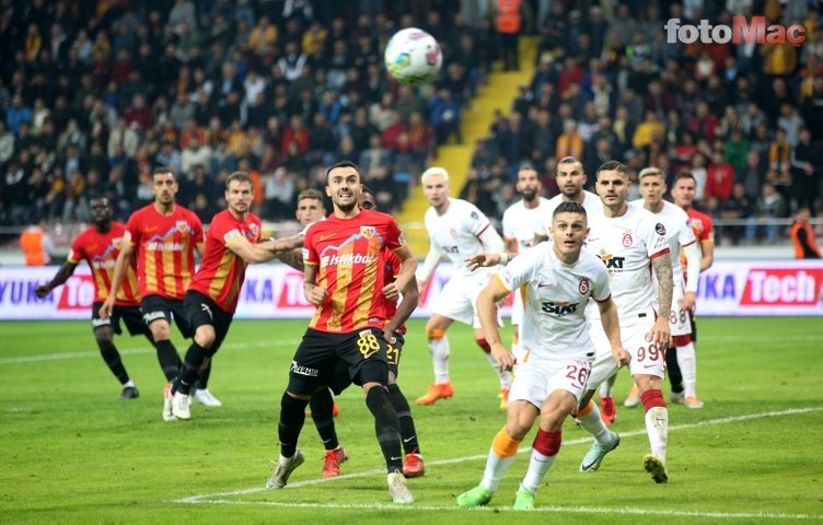 Galatasaray Kayserispor maçında 166 top kaybı yaparak rekor kırdı