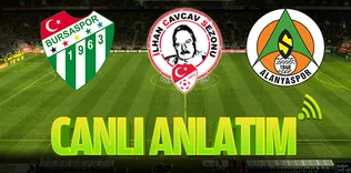 Bursaspor - Aytemiz Alanyaspor | CANLI