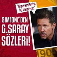 Simeone: G.Saray'ın stadındaki atmosfer...
